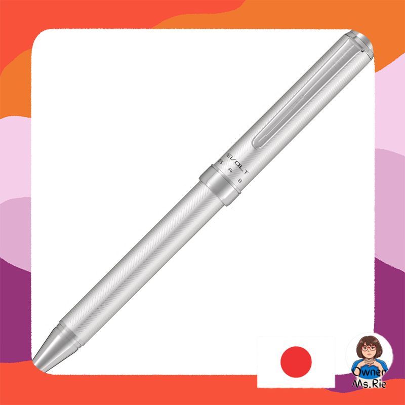 PILOT Multi-Function Ballpoint Pen 2+1 Evolt Herringbone Pattern, Various Colors