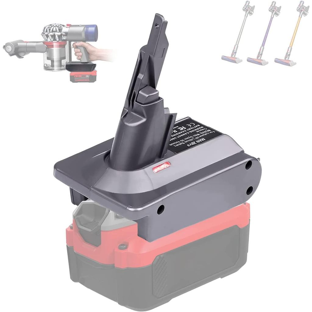 Bộ chuyển đổi pin EID V8 cho pin Craftman 20V, thay thế Dyson V8 215681 Pin, Máy hút bụi không dây F