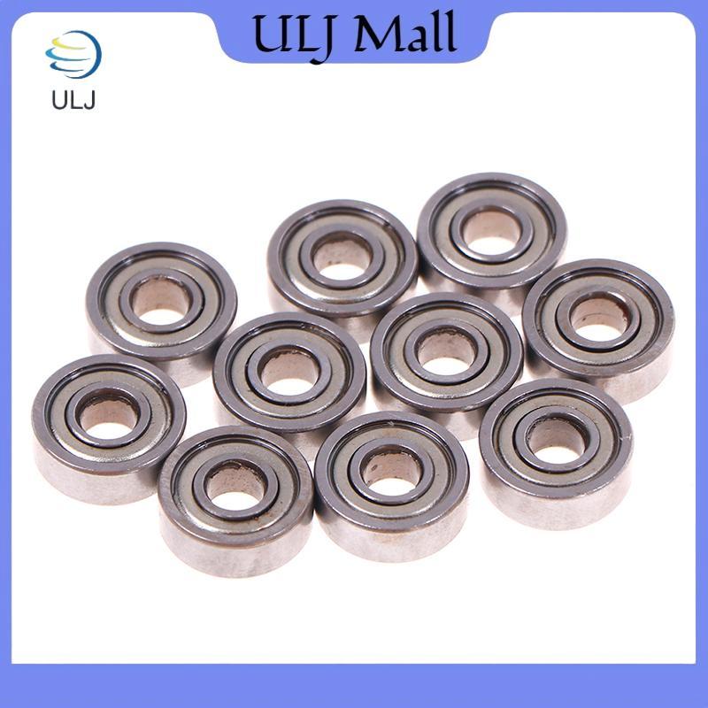 ULJ 10 chiếc 5 * 14 * 5mm rãnh sâu hình cầu thép carbon thu nhỏ vòng bi 605ZZ.