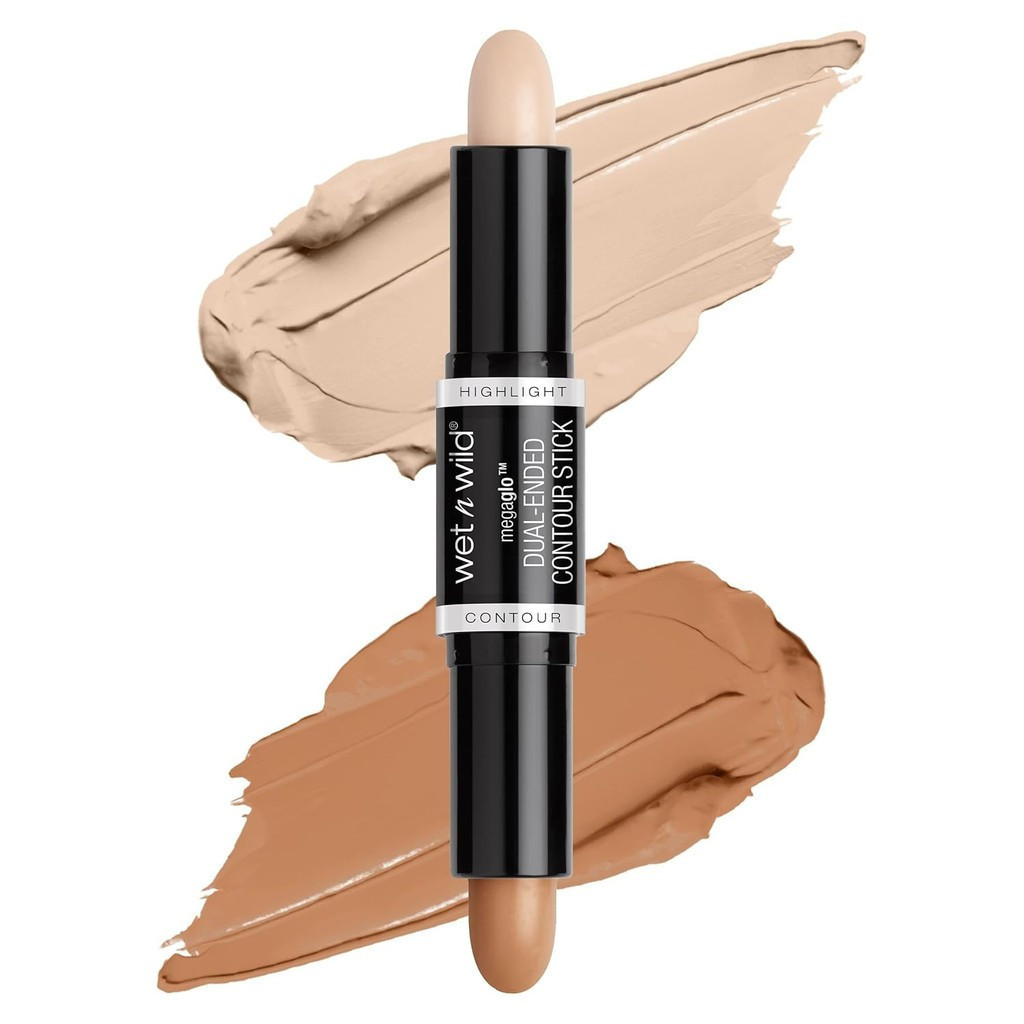 WetnwildMegaGloDual-EndedContourStickMedium / Tan, Cruelty-Free 2MRE