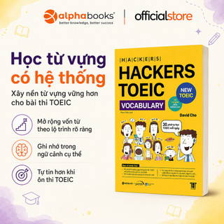 Sách - Hackers TOEIC Vocabulary - Tự học Toeic mỗi ngày (Gamma Books)