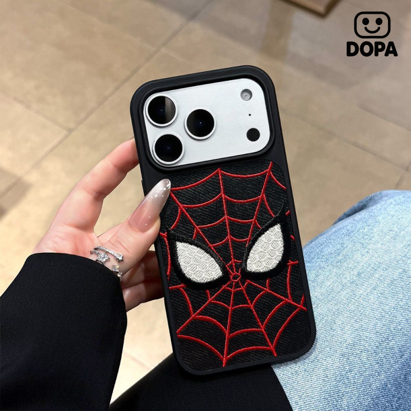 Spike Price Sáng Tạo Dạ Quang Người Nhện Thích Hợp Cho Apple 17Promax Chống Sốc iPhone16 / 15 / 14 V