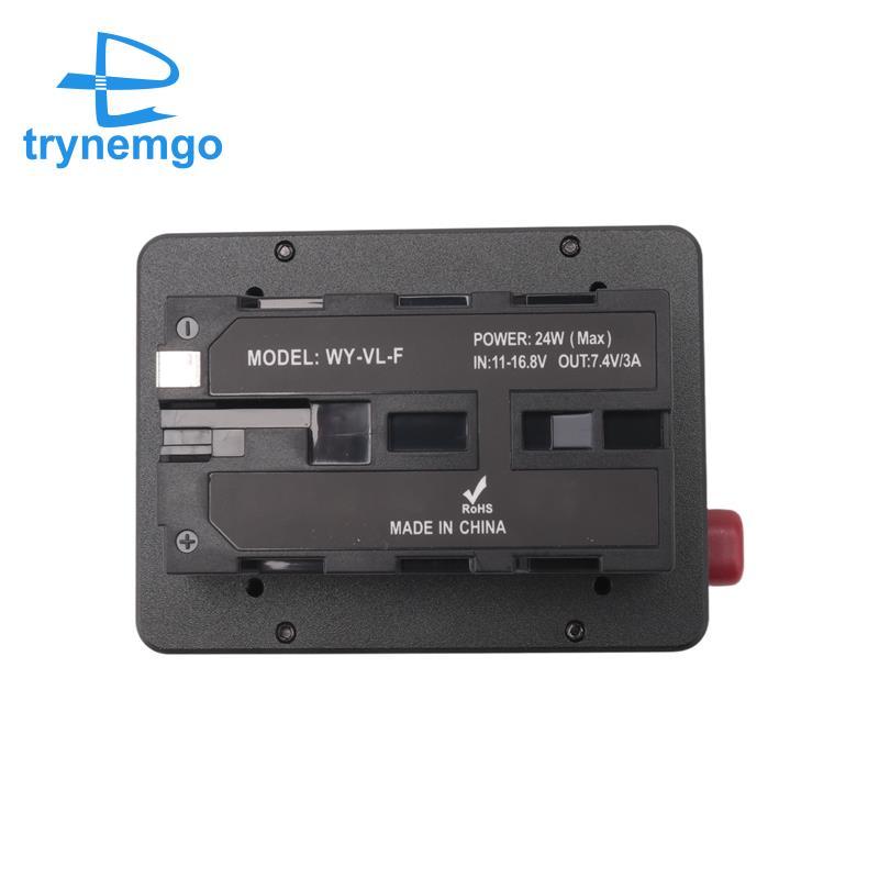 Pin V Mount V-Lock sang NP-F F550 F570 F750 F970 Tấm chuyển đổi pin D-Tap cho màn hình đèn LED V-Mou