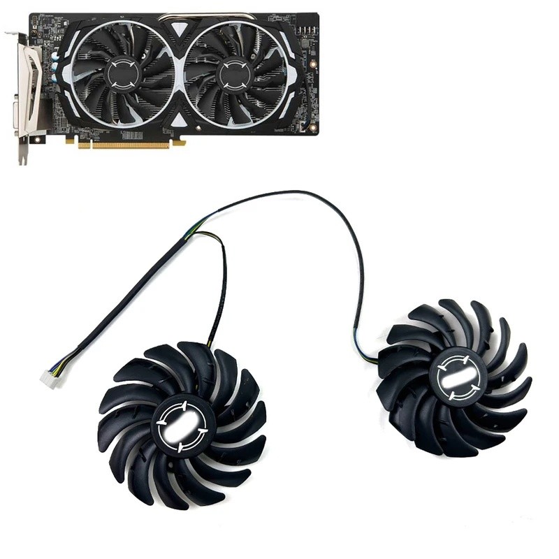 * 85MM PLD09210B12HH 4Pin Quạt Làm Mát Cho MSI ARMOR RX470 RX 480 RX570 RX580 ARMOR 8G OC Đồ Họa Vid