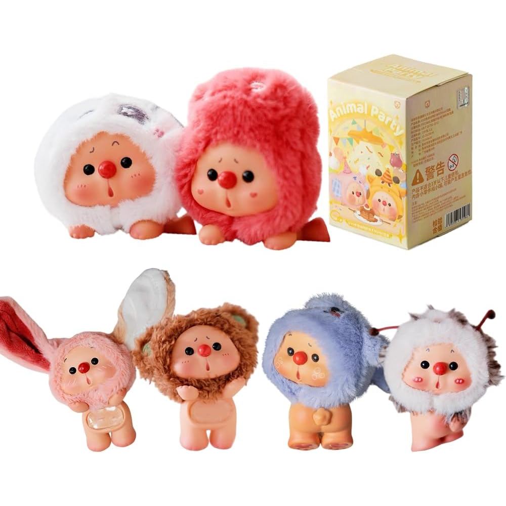 OYO Animal Party Series Mini Blind Box 1PC (1 trong 14 kiểu dáng có thể) Các nhân vật dễ thương Đồ c