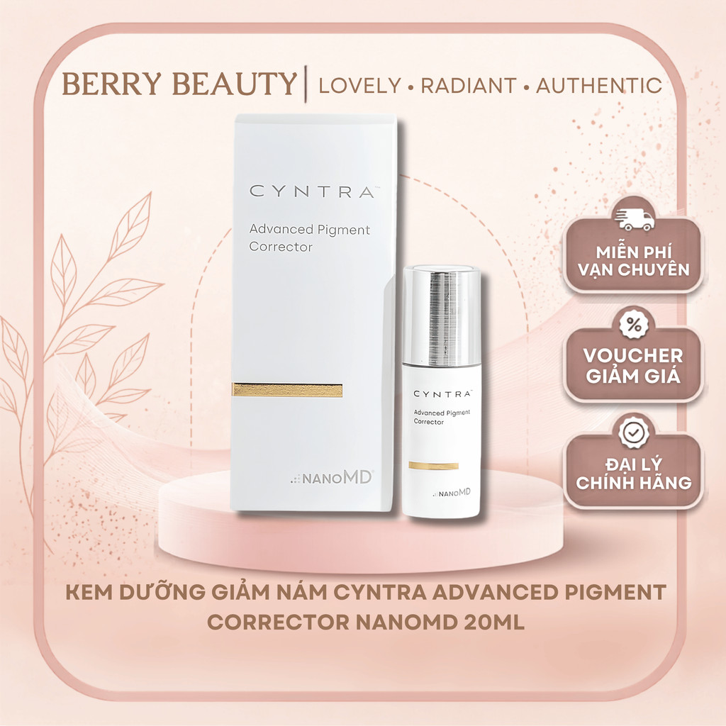 [Đại Lý Chính Hãng] Kem Dưỡng Giảm Nám Cyntra Advanced Pigment Corrector NanoMD 20ml Bản Mới