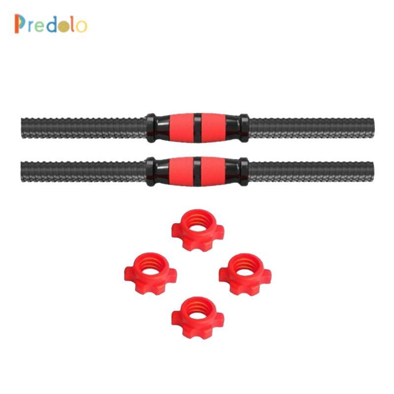 2 Chiếc Quả Tạ Thanh Barbell Thanh Chống Trơn Trượt Tay Cầm Bằng Sắt Không Gỉ Chắc Chắn Dumbells Bộ 