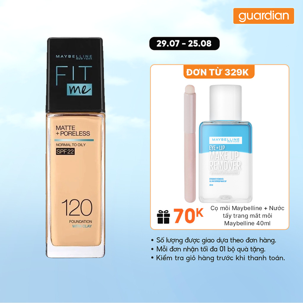 Kem Nền Maybelline FitMe SPF22 #120 Classic Ivory 30ml