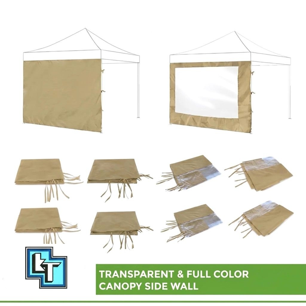 KT WARE 8x8 10x10 ft TƯỜNG BÊN CANOPY CHỈ VẢI BÊN CANOPY CHỈ Trong Suốt