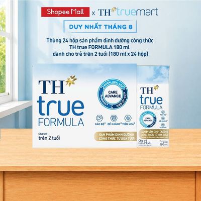 Thùng Sản phẩm Dinh Dưỡng Công Thức TH true FORMULA milk 180ml Dành Cho Trẻ Trên 2 Tuổi (24 Hộp)