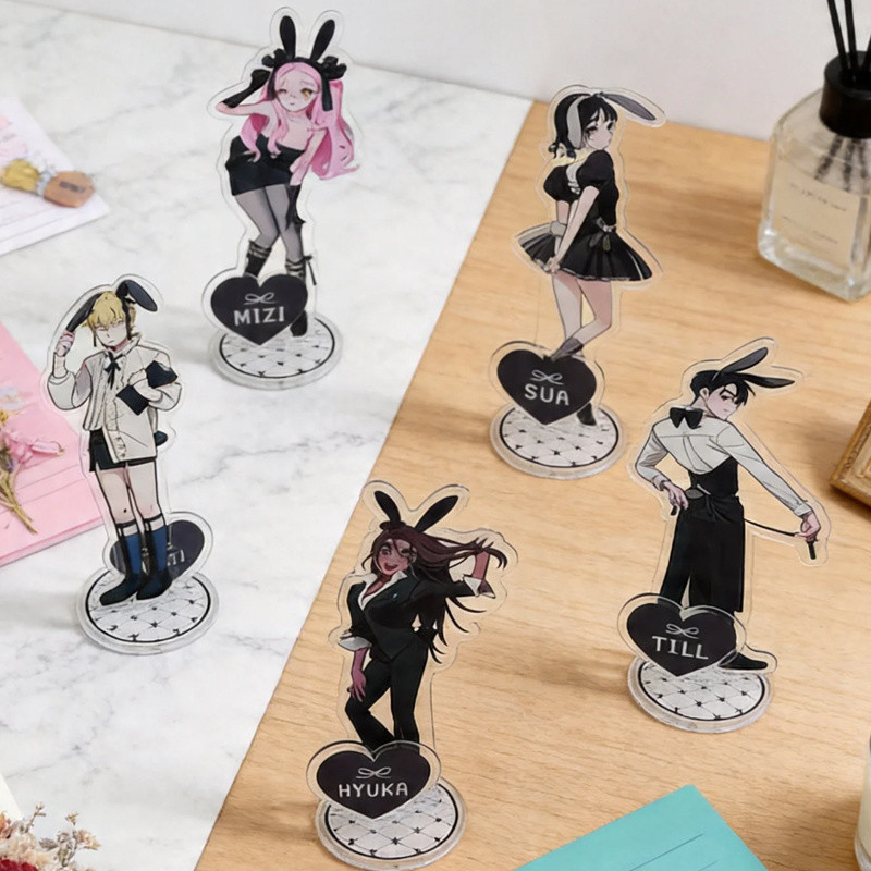 Mô Hình Standee Alien Stage 3rd Anniversary Ivan Till Mizi Sua Luka Cafe Ver Kpop trang trí bàn học 