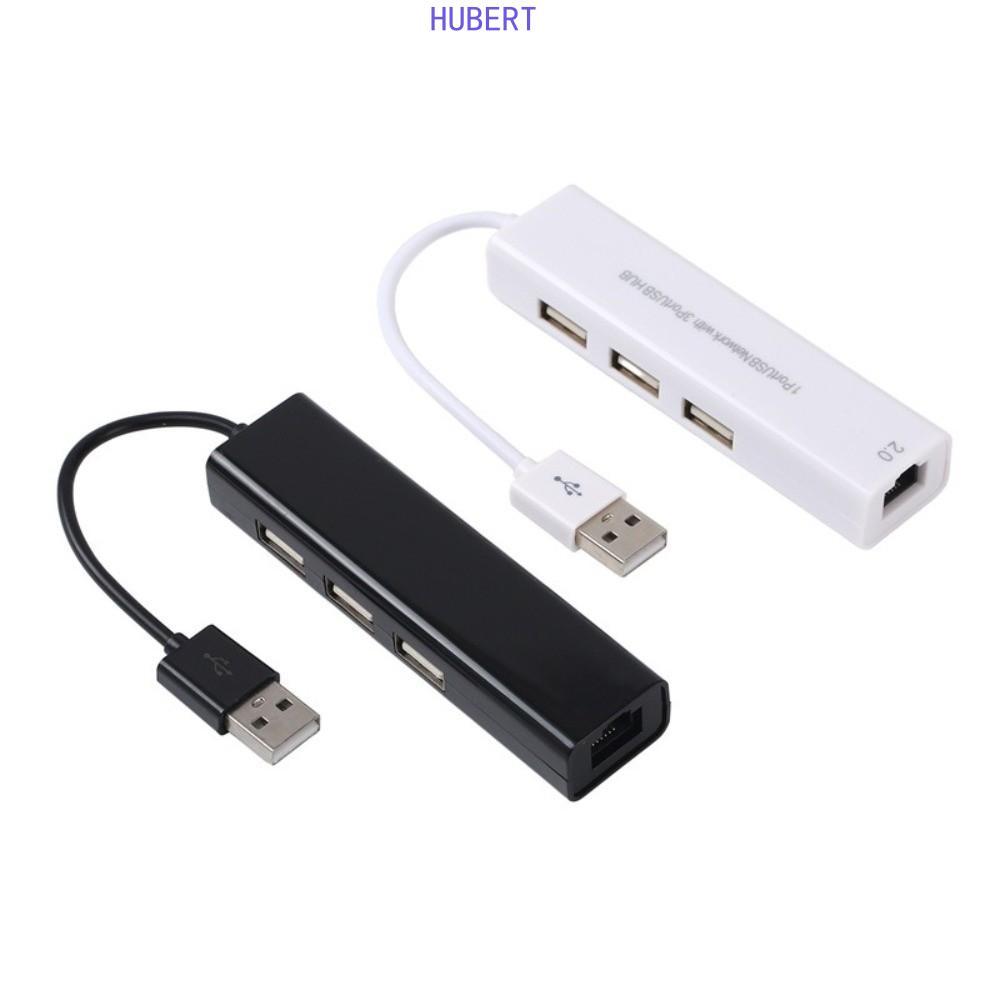 HUBERT USB Ethernet Adapter, Card mạng Ethernet USB 2.0 tốc độ cao, Hub Adapter Type C 10 / 100 Ethe