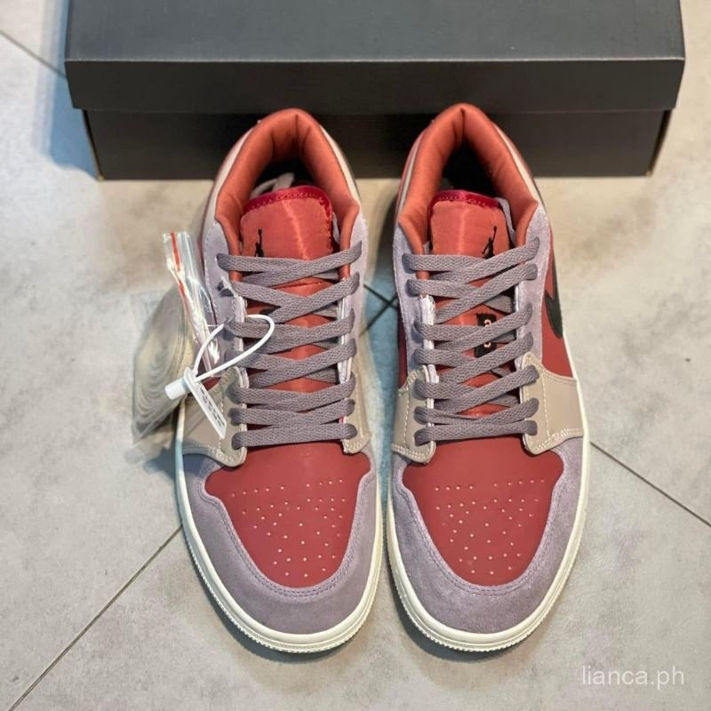 J1 Low Canyon Rust Colorway | Giày Nam | Tất miễn phí | Giày thể thao chất lượng cao nhất
