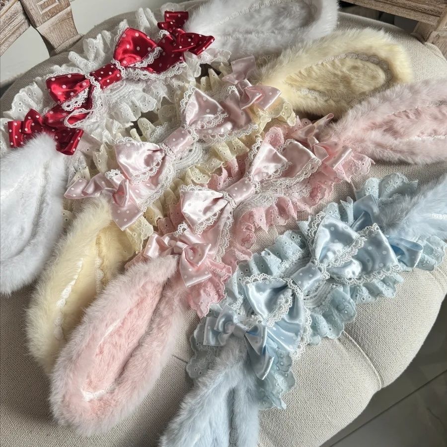 Tomorrow Yuan Thiết kế chính hãng Ruy băng nhập khẩu lolita lolita lolita thỏ Headband