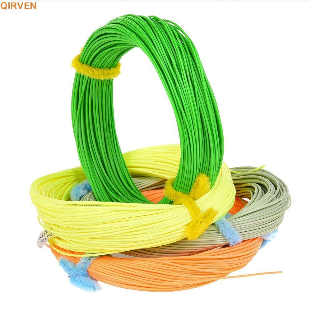 QIRVEN Forward Floating, Fluo Front WF3FWF8F Fly Fishing Line, Dụng cụ câu cá 100FT 4 màu Long Casts