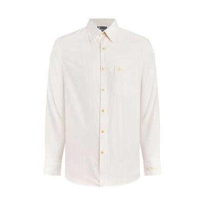 Áo sơ mi tay dài vạt tròn SAN SCIARO vải Cotton form REGULAR SS00000077
