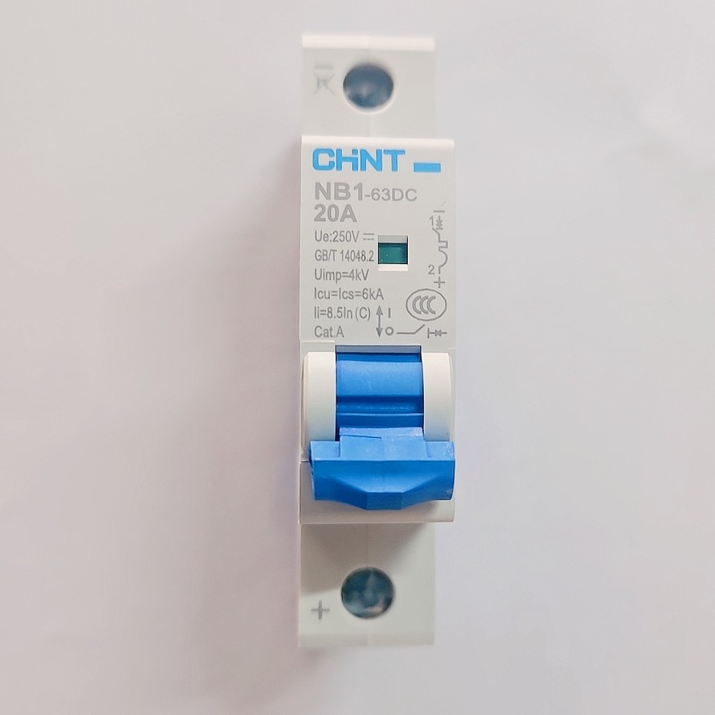 Bộ ngắt mạch DC Zhengtai NB1-63DC Rỗng 1P 2P 4P DC250V 500V 1.000V Quang điện chuyên dụng