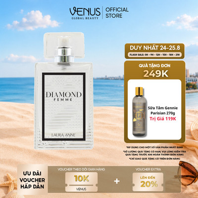 [MUA 1 TẶNG 1] Nước Hoa Nữ Diamond Femme hương sang trọng, quyến rũ 45ml