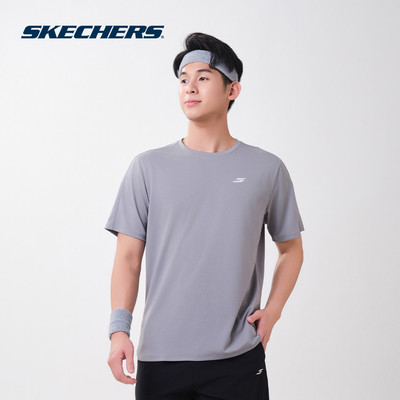 Áo Thun Tay Ngắn Nam Skechers Walking Performance Short Sleeve Tee - SP326M410-002E