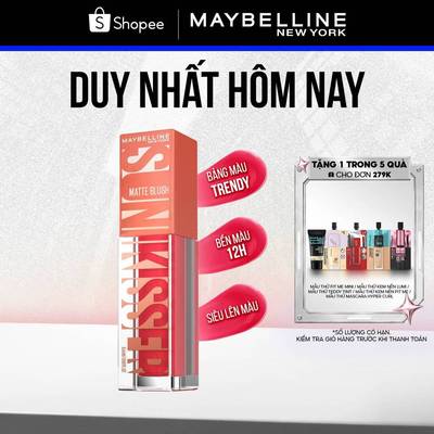 Má Hồng Kem Sunkisser Căng Mọng Bền Màu 12H Maybelline New York 4.7ml