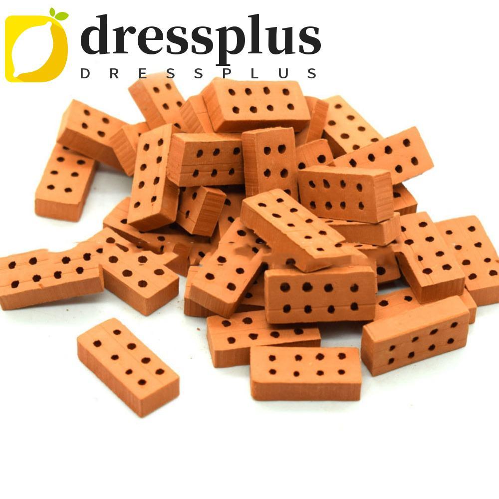 DRESSPLUS Mô hình gạch mini thật, Đồ chơi gạch giả DIY bền 1 / 12 1 / 16, Gạch mini tỷ lệ 1 / 12 Gạc
