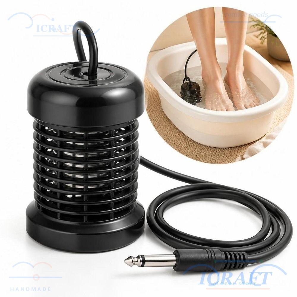 Đầu Ionic ICRAFT, Dễ dàng cài đặt Thay thế bồn tắm chân hydro di động, Công nghệ ion đen tương thích