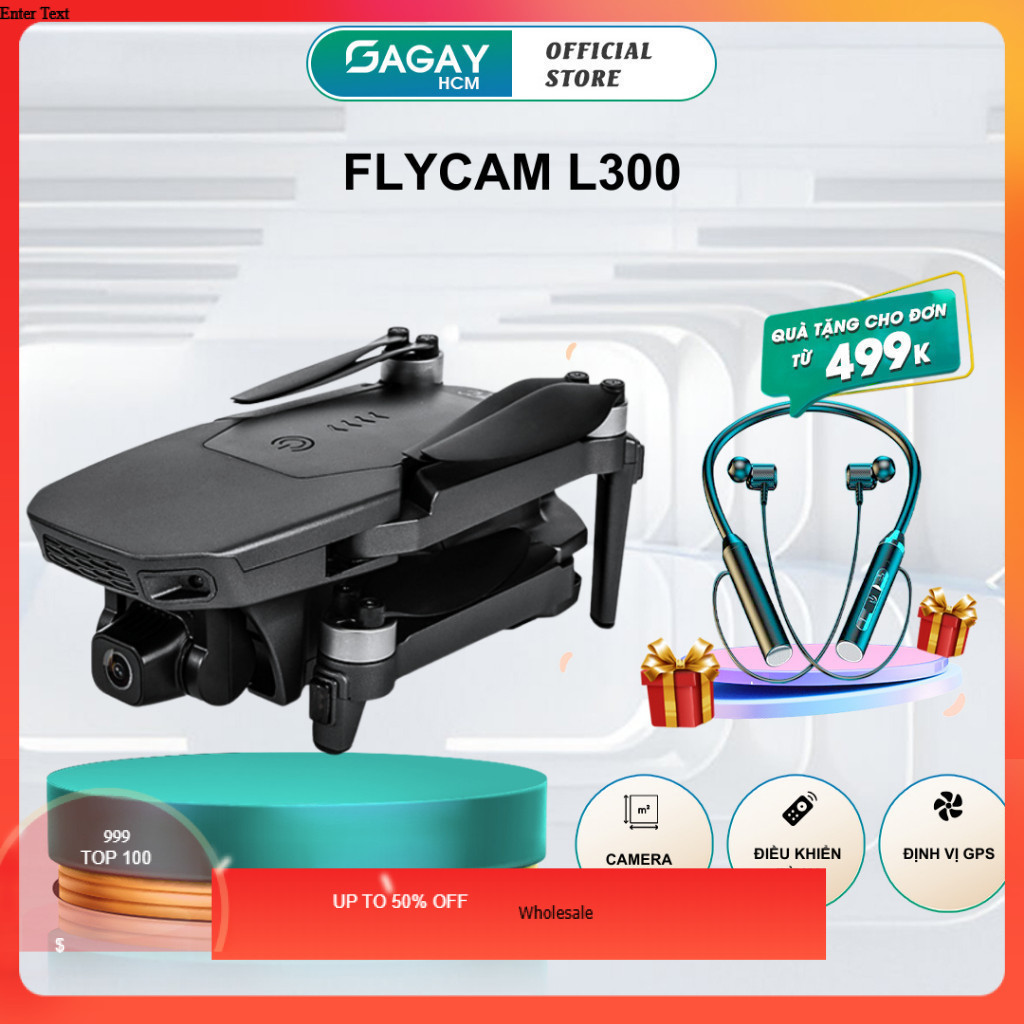 Flycam cao cấp L300 Pro, flycam có gps máy bay chụp ảnh chất lượng cao, chống rung tuổi thọ pin lớn