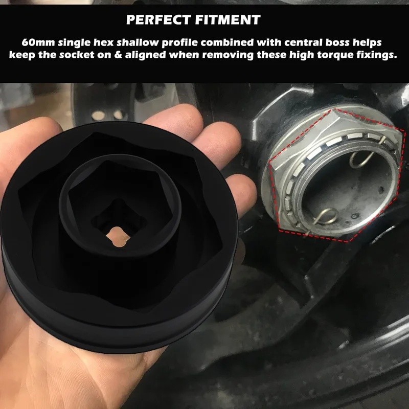 Ly Công cụ tay đai ốc trục sau 60mm phù hợp cho 2014-2022 KTM Super Duke 1290 / 1290R