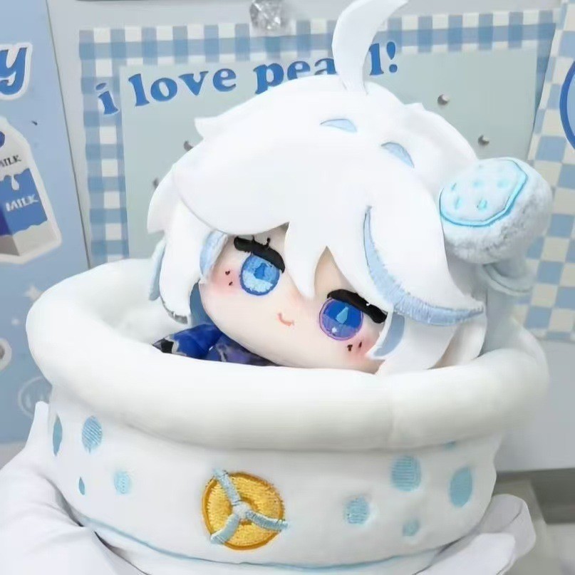 [Hàng Sẵn] Bé doll bông Genshin Impact 10cm - Furina mặc quần áo tháo rời trang trí balo