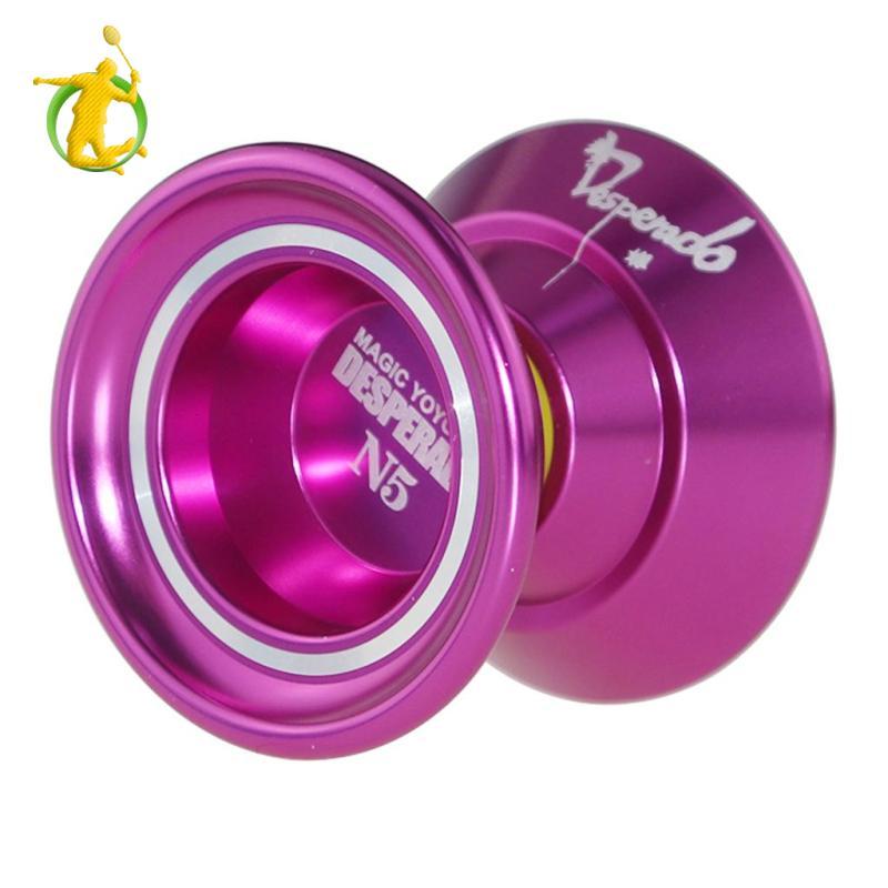 Yoyo không phản hồi chuyên nghiệp N5 có vòng bi lõm & 1 dây - Tím