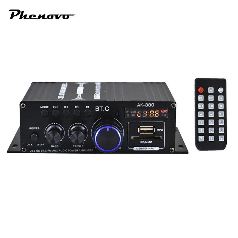AK380 Di Động 400W + 400W Bộ Khuếch Đại Công Suất Âm Thanh Loa Amp AK380 800W