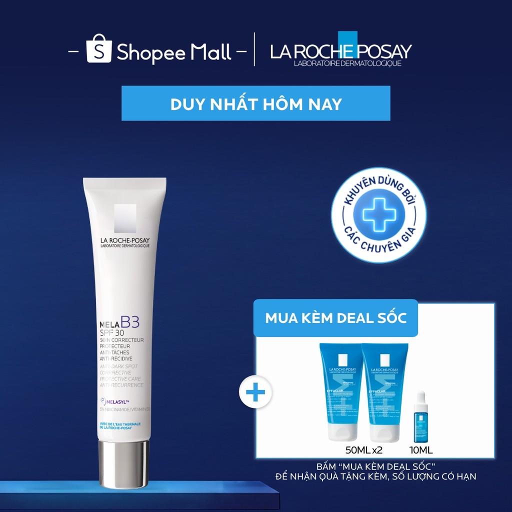 Kem dưỡng giúp mờ thâm nám, dưỡng sáng da La Roche-Posay Mela B3 Cream 40ml