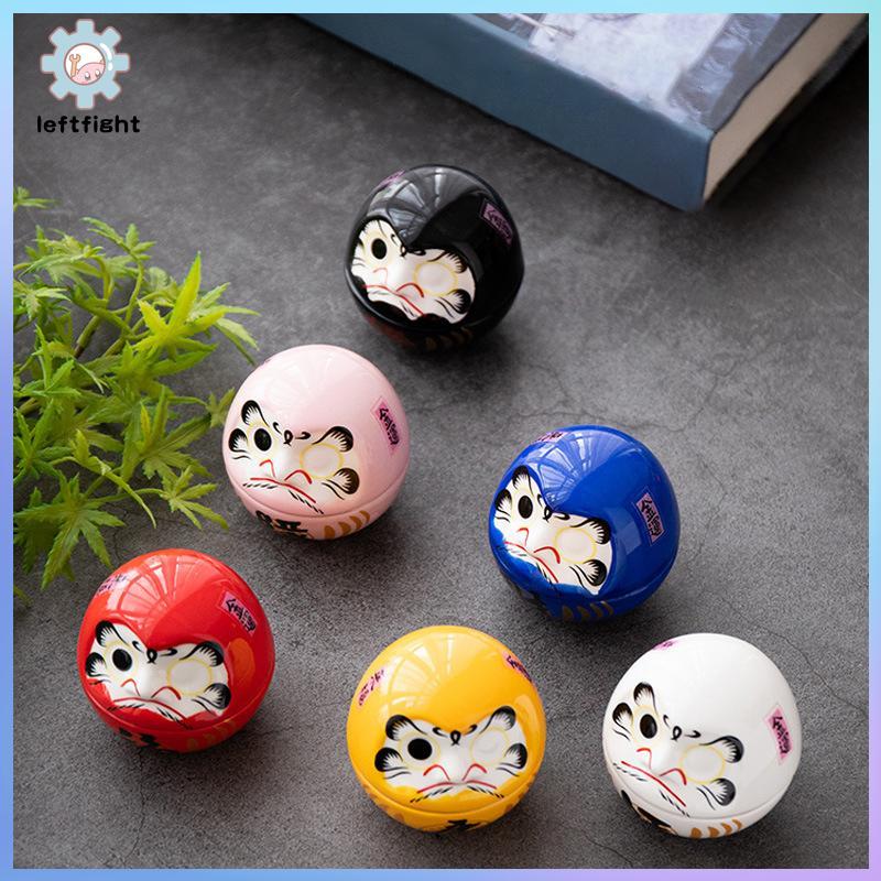 TRÁI Gốm Daruma Tượng Daruma Daruma Tumbler Thủ Công Phong Cách Nhật Bản Luy Fortune Trang Trí Phong