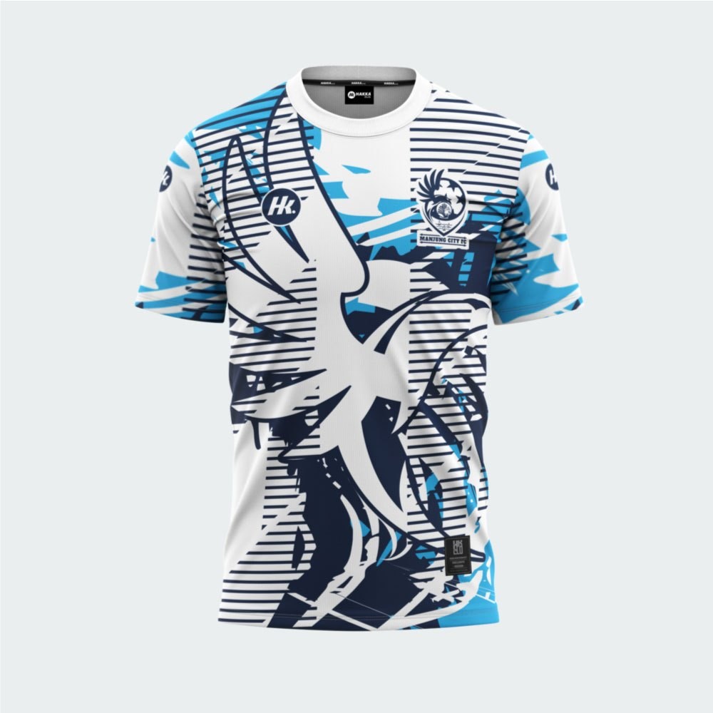 Mcfc Manjung City Fc Ocean Rage Concept Áo thun Baju Microfiber