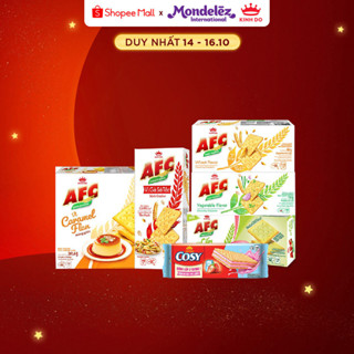Combo Bánh Quy AFC X 172Gr Các Vị Kèm Bánh Xốp Cosy Vị Dâu 98.8Gr