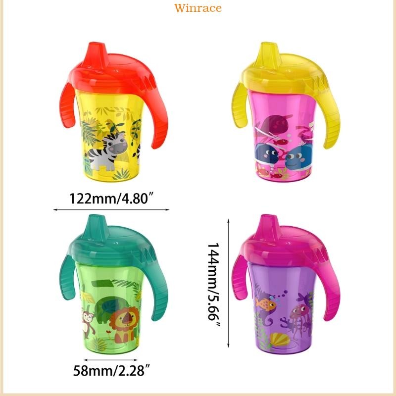 WRC Super Spout Grip Sip Cup Hai Tay Cầm Tràn Nước 8 8Ounce Sippys Cup