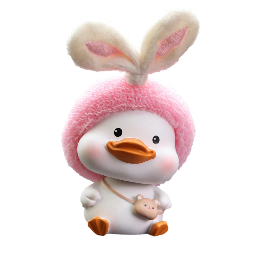 Duck Car Interior Dashboard Decoration Car Dashboard Nodding Duck Decor Portable Car Dashboard Shaki
