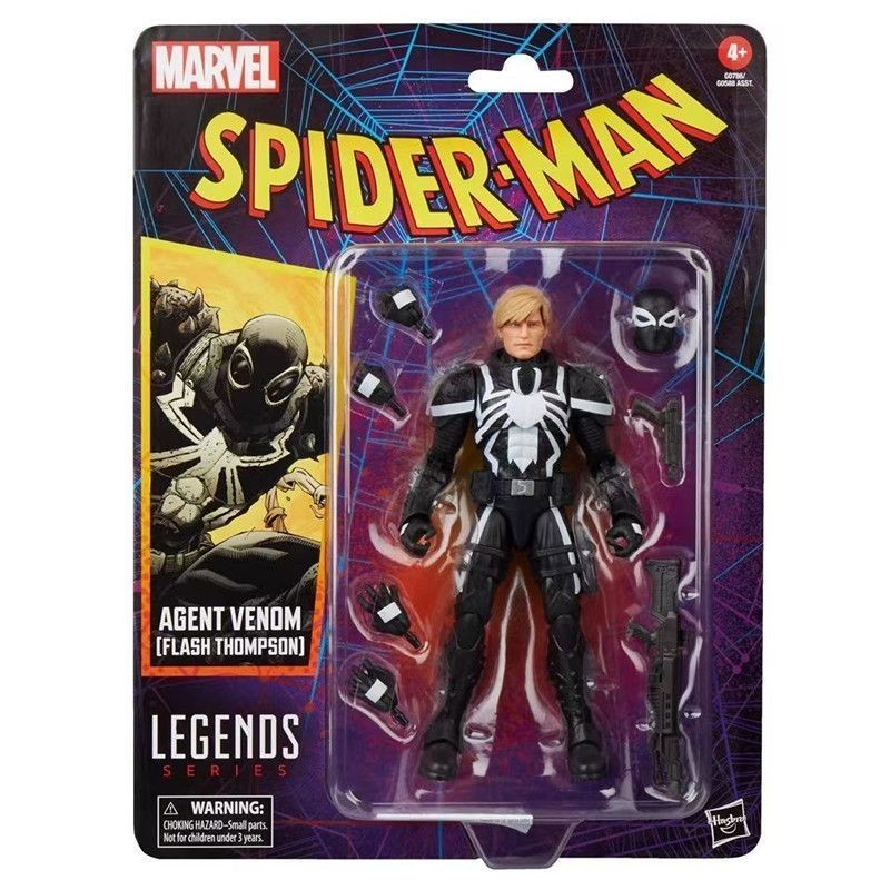Hasbro Marvel Legends Marvel Legends Marvel Legends Venom Agent Super Spiderman Chameleon Retro Spid