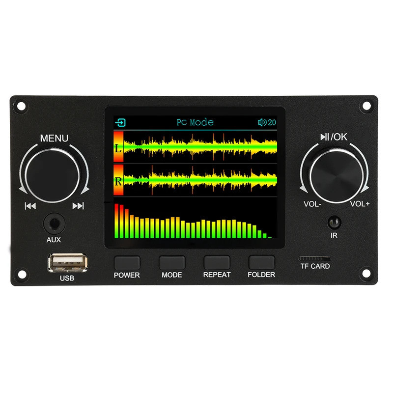 Bảng giải mã âm thanh nổi Hifi đa chức năng Bluetooth MP3 Mô-đun bảng giải mã DC 4.5-5.0V Hỗ trợ đầu