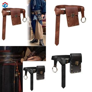 Thắt lưng Túi thắt lưng Túi đeo thắt lưng Cosplay di động Trang phục Hiệp sĩ Đai da PU