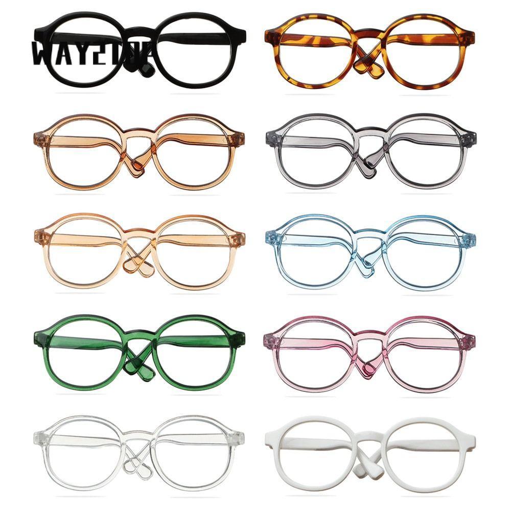 WAY2TOP Cho Kính, 10CM Búp Bê Mini Kính Búp Bê Mini, Kính Mát Trong Suốt Kích Thước 4CM Series Phụ K