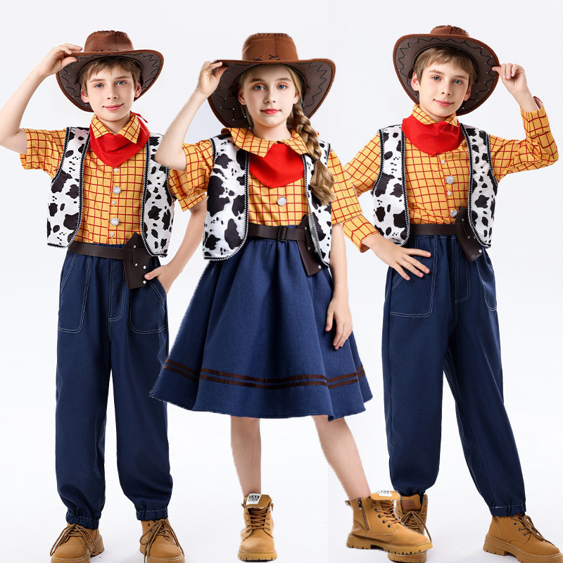 Câu chuyện đồ chơi Trang phục Woody có mũ cao bồi cho bữa tiệc Cosplay