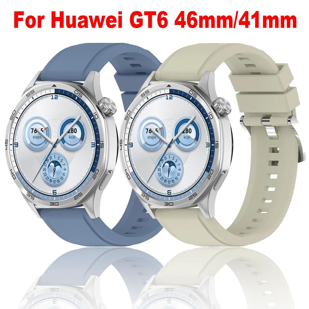 18mm 22mmSoft Dây Đeo Phù Hợp Với HUAWEI WATCH GT 6 / 5 Pro / GT3 / GT4 42mm 41mm 46mm Vòng Tay Thể 