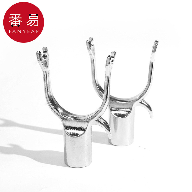 / 10Y Quần Áo Đầu Nĩa A1P50-Clothes Nĩa Phụ Kiện Đầu Nhựa Hợp Kim Nhôm Quần Áo Nĩa Đầu Quần Áo Thanh