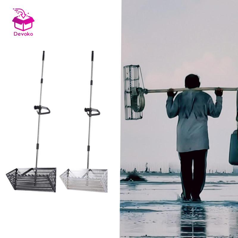 Cào cát Devoko, Spade sâu, Cao cấp, Sifting, Đa chức năng, Dễ dàng làm sạch, Tay cầm bằng kính thiên