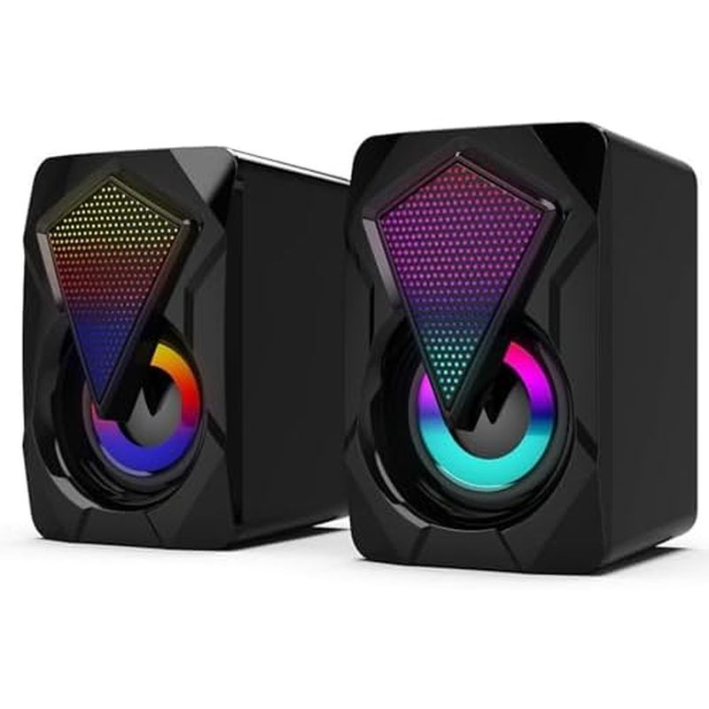 Loa Máy Tính, Loa Siêu Trầm Để Bàn PC Có Đèn RGB, Loa Máy Tính Cho Máy Tính Để Bàn, Âm Thanh Trong S