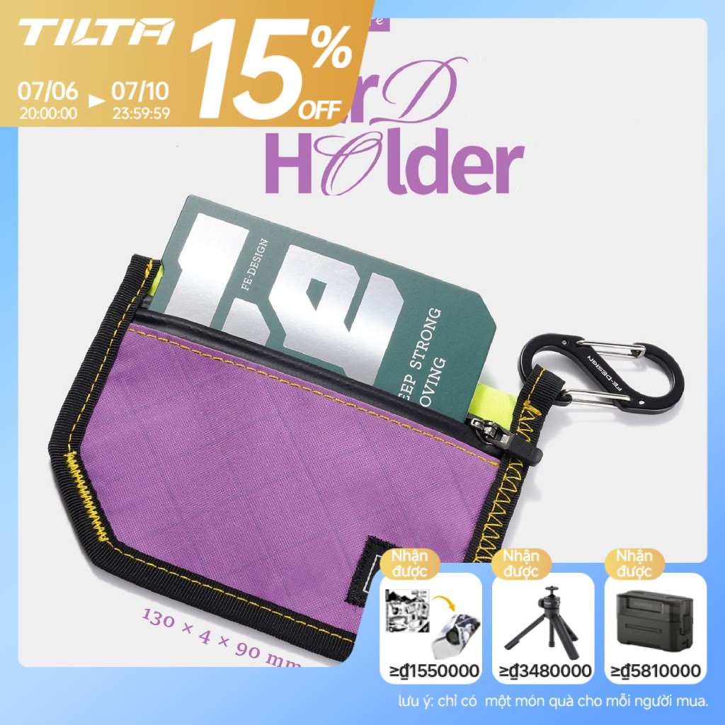 TILTA Fe Ecopak Card Holder Waterproof Eco-friendly Coin Purse Portable ID Card Credit Card Bag Styl