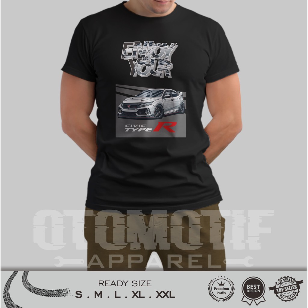 Áo thun Honda Civic Type R Enjoy Your Type R Series