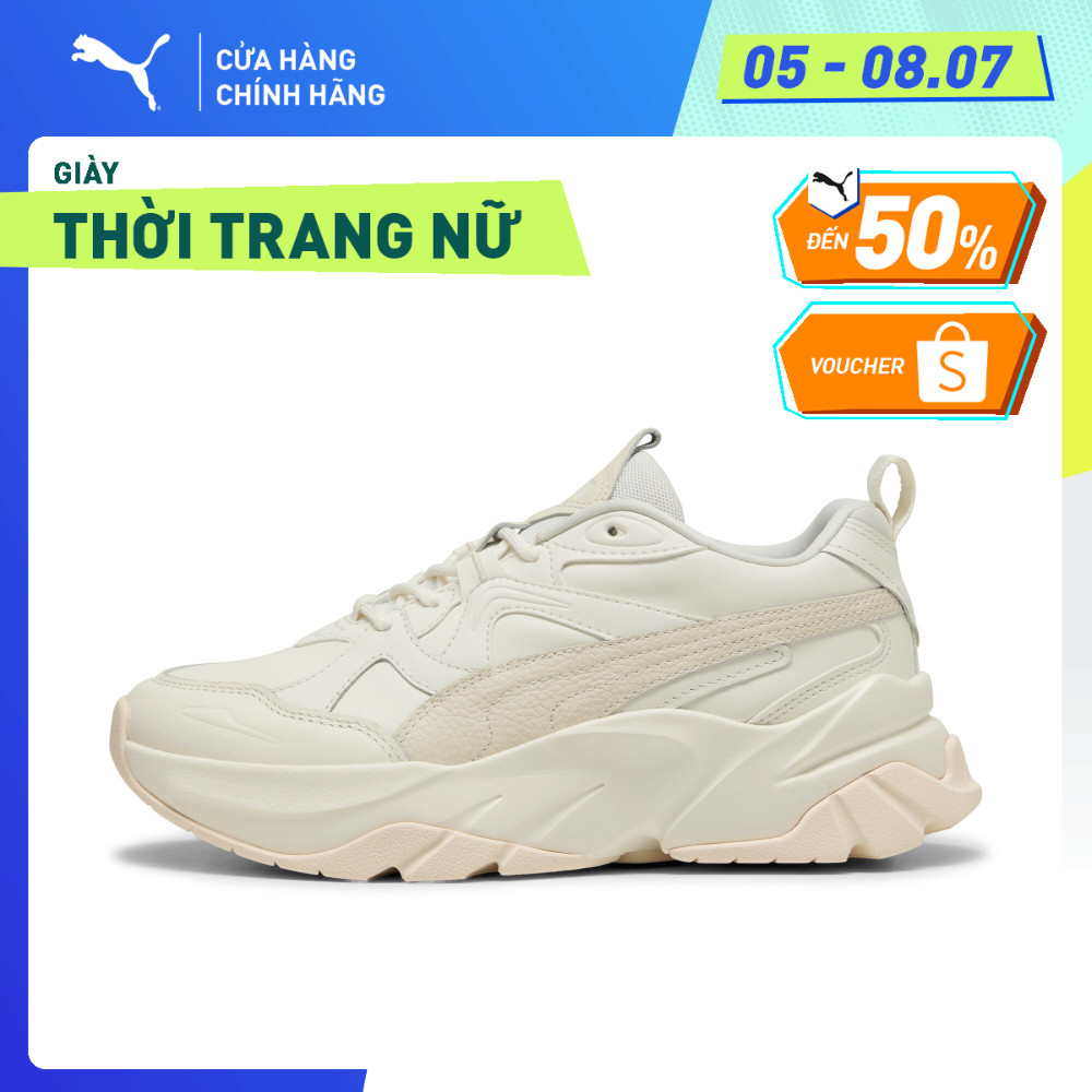 Giày Thời Trang PUMA Nữ Sophyr Lthr Wns Warm White-Alpine Snow Màu Trắng