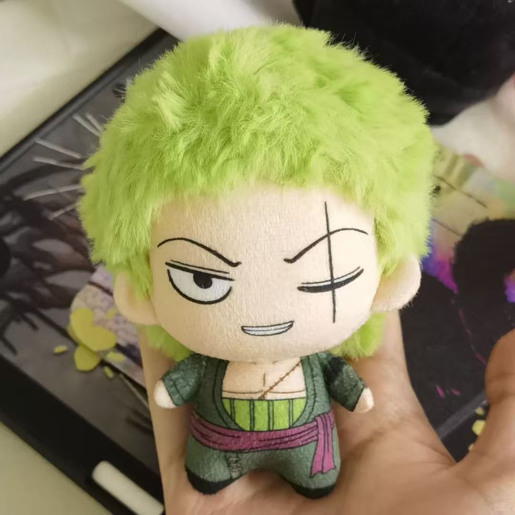 One Piece Perona Zoro Đồ Chơi Nhồi Bông Dễ Thương Móc Khóa Cặp
